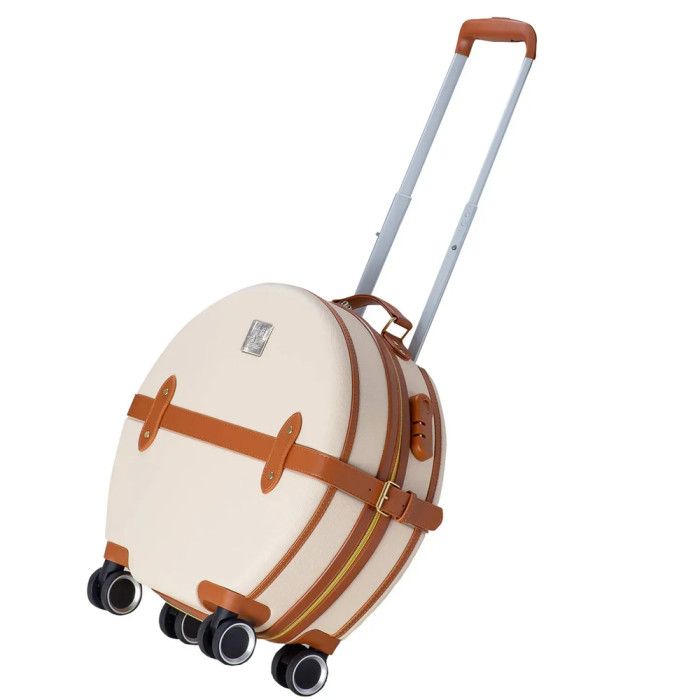 Валіза Semi Line 20" (S) Ecru/Brown (T5670-2) 