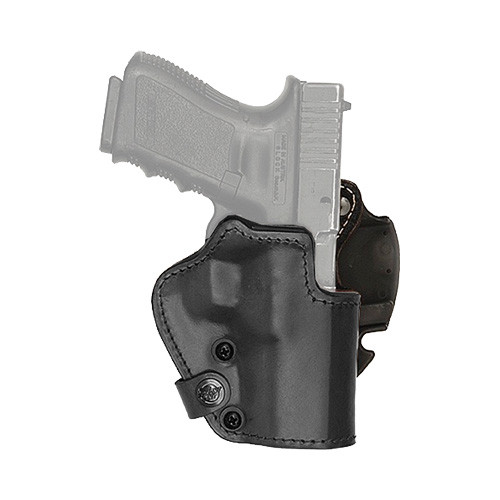 Кобура Front Line відкрита поясна шкіра для Glock 17/22/31 чорний (LKC17B) 