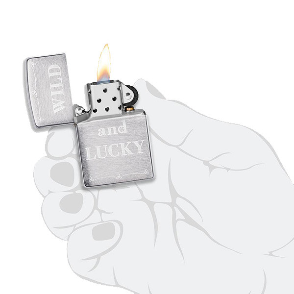 Запальничка Zippo 200 Wild And Lucky Design (49256) 