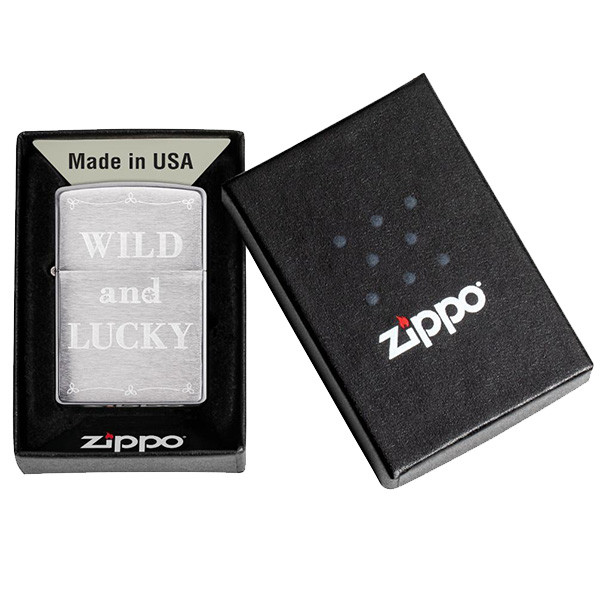 Запальничка Zippo 200 Wild And Lucky Design (49256) 