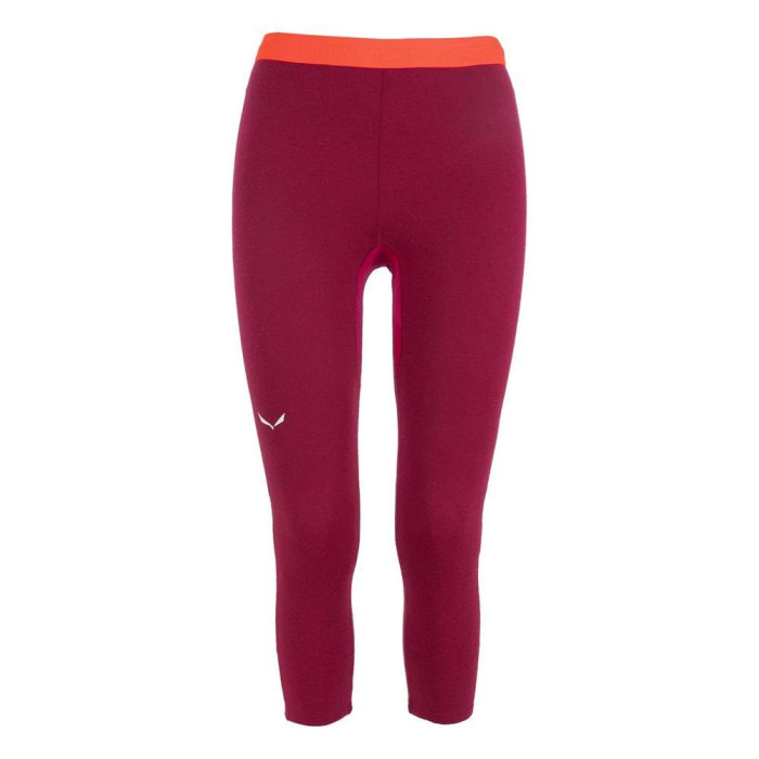 Термоштани жіночі Salewa CRISTALLO WARM AMR 3/4 TIGHT-червоні 