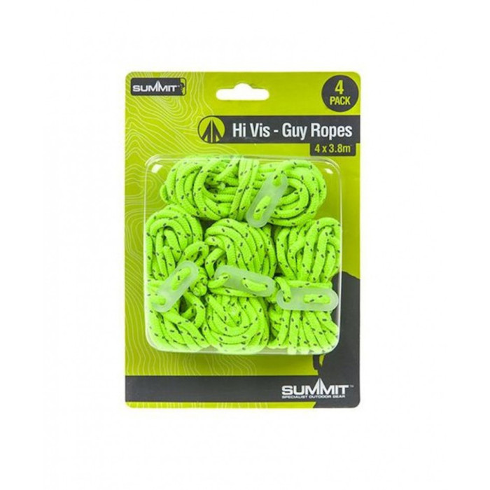 Вітровідтяжки Summit Hi Vis Guy Ropes 4 шт. 