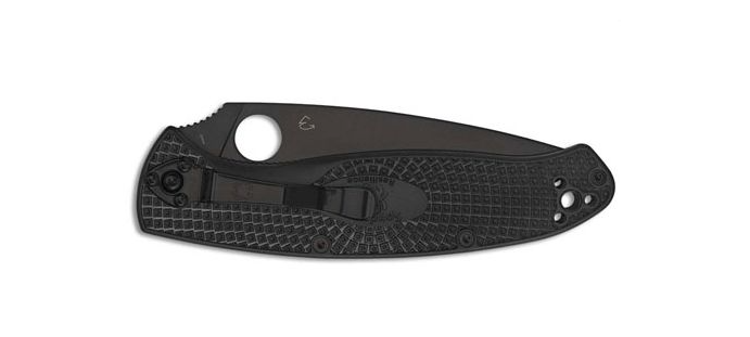 Ніж Spyderco Resilience Black Blade FRN 