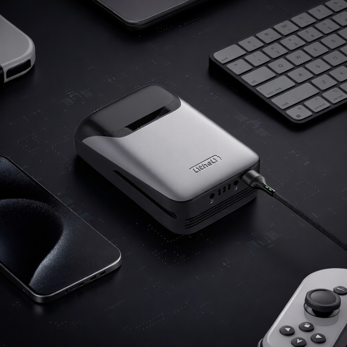 УМБ Litheli Power Bank 20000 mAh, 45 W, 4А, Fast Charge (U20BY15-0U000) 