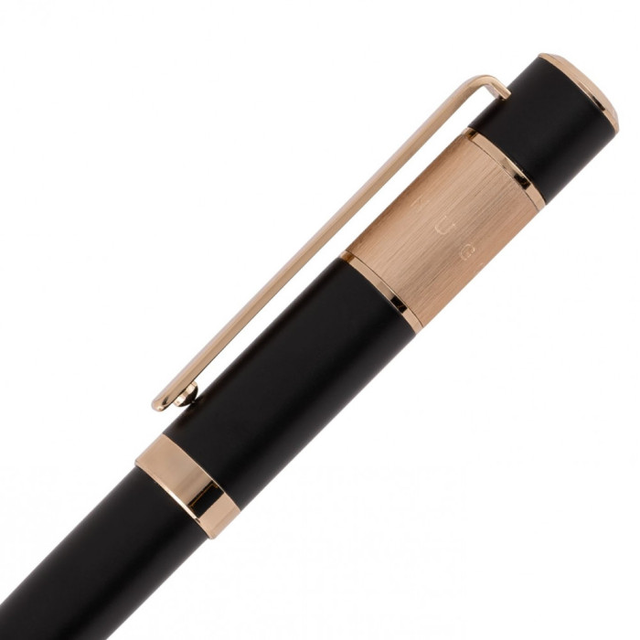 Ручка кулькова Hugo Boss Ribbon Vivid, чорна 