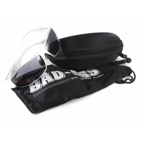 Окуляри Global Vision BAD-ASS 1 Silver (gray) чорні в металевій оправі 