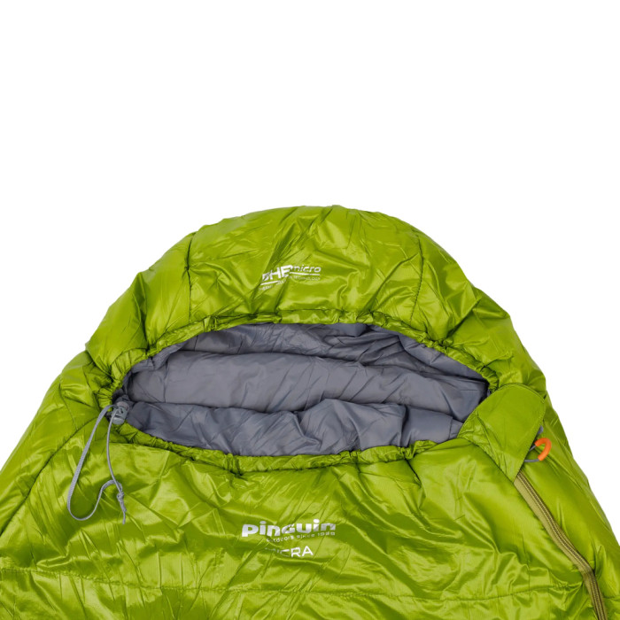 Спальний мішок Pinguin Micra (6/1°C), 195 см - Left Zip, Green (PNG 230345) 2020 
