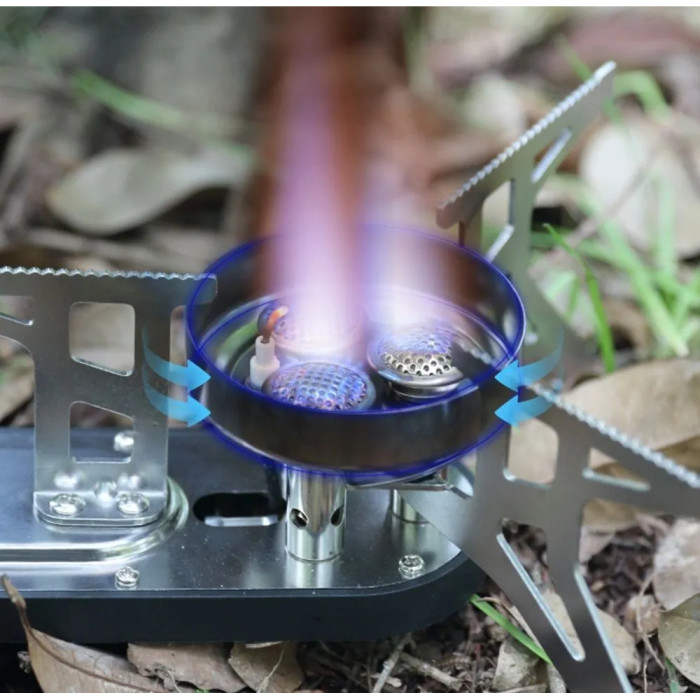 Газовий пальник BRS-97 сірий 