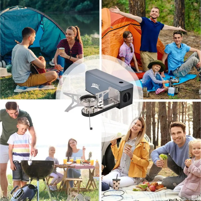 Газовий пальник BRS-97 сірий 