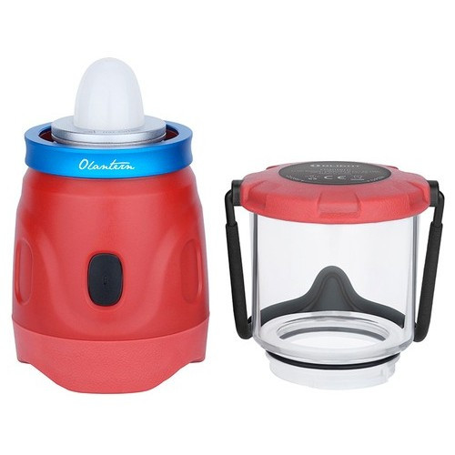 Ліхтар Olight Olantern Red дві насадки в комплекті, лампа /Свічка ц: червоний 