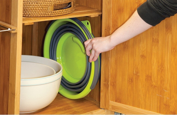 Відро складне Summit Pop Bucket Lime /Grey 10 л 