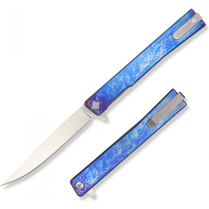 Ніж Ocaso Solstice, Anodized titanium, Satin 
