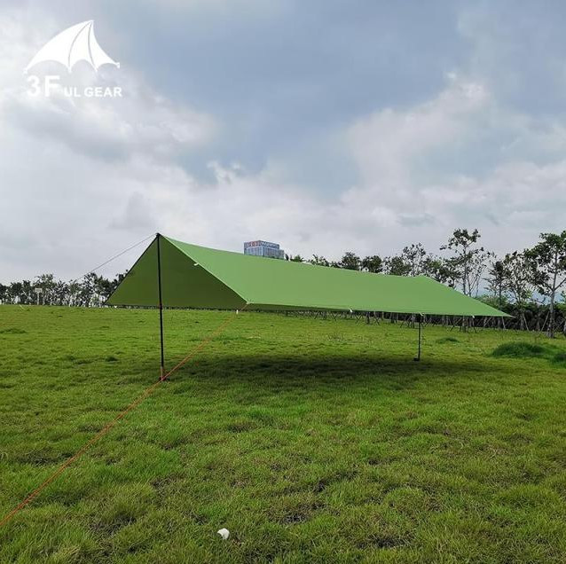 Тент 3F Ul Gear 15D Nylon без жердини 3 * 3 м зелений 