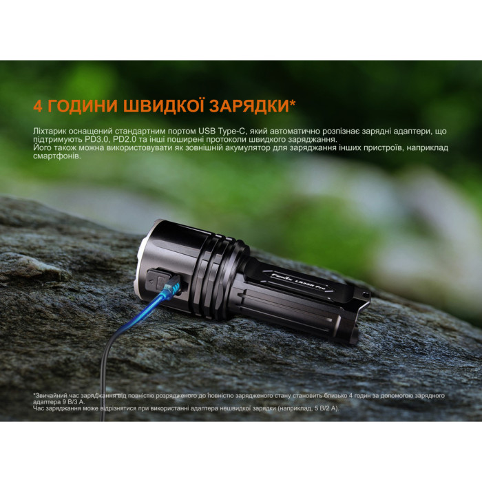 Ліхтар ручний пошуковий Fenix LR35R PRO 