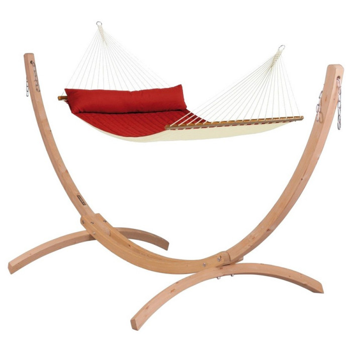 Гамак зі стійкою La Siesta NQR1421CNS201 red pepper 