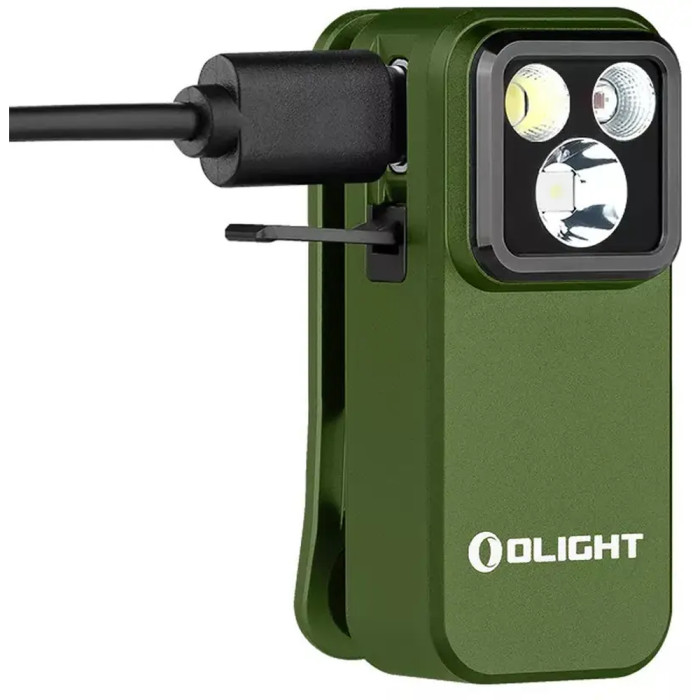 Ліхтар Olight Oclip Pro OD Green 