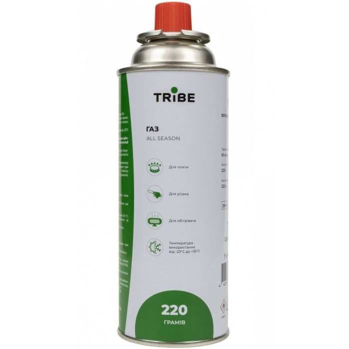 Картридж газовий Tribe цанговий 220 г T-HF-0006 