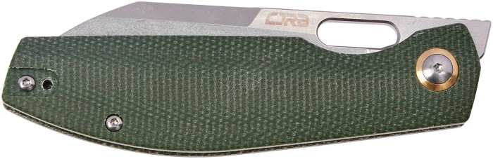 Ніж CJRB Ekko, AR-RPM9 Steel, Micarta green 