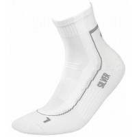 Термошкарпетки InMove Runner Deodorant білий з світло-сірим, 35-37