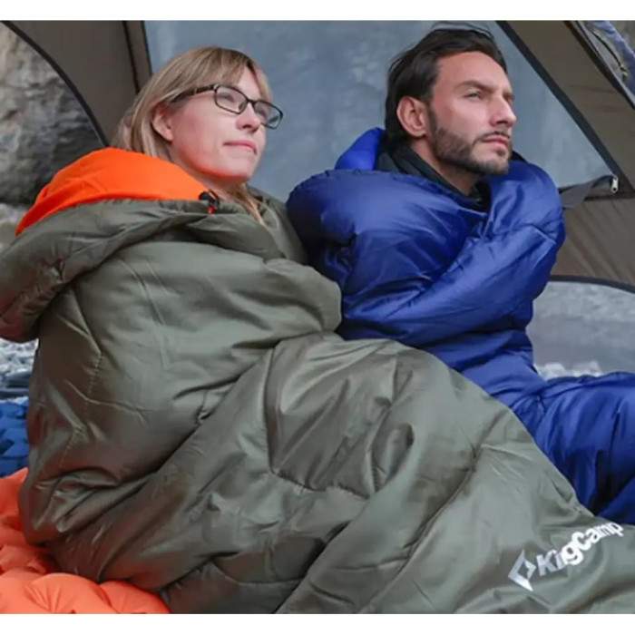 Спальний мішок KingCamp Huron 250 navy 