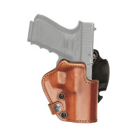 Кобура Front Line відкрита поясна шкіра для Glock 17/22/31 коричневий (LKC17BR)