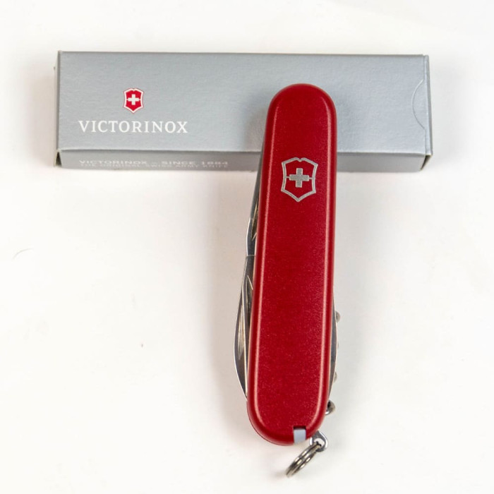 Складаний ніж Victorinox SPARTAN MAT червоний матовий лак 