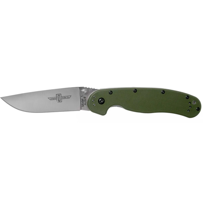 Ніж Ontario Knife RAT I Linerlock foliage green