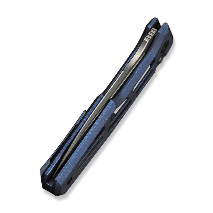 Ніж складаний туристичний Weknife Dressytak (8.6 см) Bohler M390 / Titanium синій