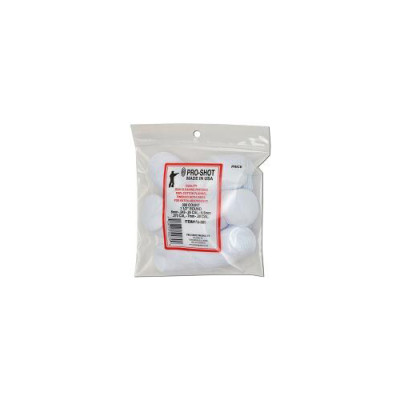 Патч для чищення Pro-Shot 6mm -.30 Cal. - 1 1/2", круглі, 300 шт/уп, бавовна