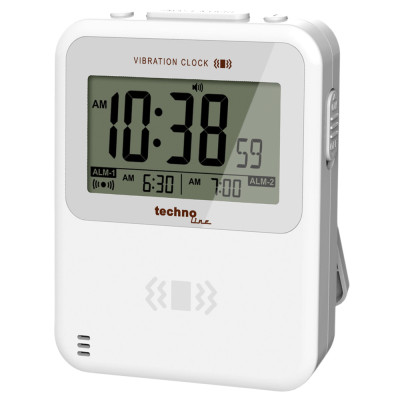 Годинник настільний Technoline Vibro WT350 White (WT350)