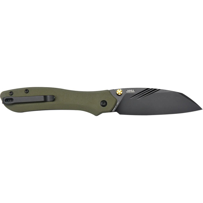 Ніж CJRB Fugly Black Blade, AR-RPM9, G10 green 