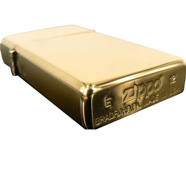 Запальничка Zippo SLIM HIGH POLISH BRASS 1654B 