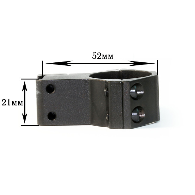 Кріплення на зброю для ліхтаря 30mm Ring Double (Байонет 9 мм) 