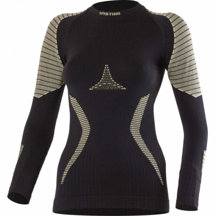 Термофутболка WERELA 9070 чорно-сірий, жіноча, L/XL 