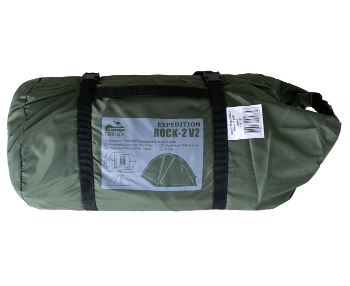 Намет Tramp ROCK 2 v2 TRT-027, зелений 