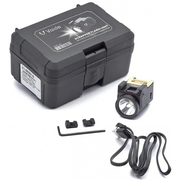 Підствольний ліхтар Vector Optics Vaide Scrapper Subcompact Pistol Flashlight 500 Лм 