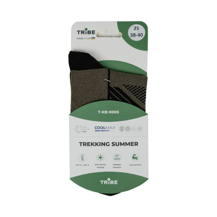 Шкарпетки Tribe Trekking Summer T-KB-0005-olive , 44-46 