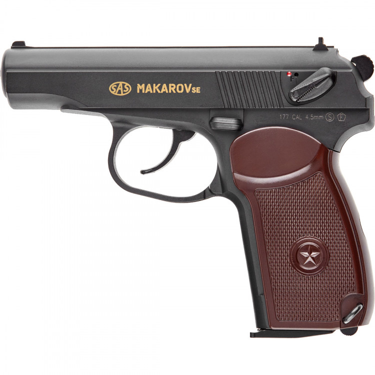 Пістолет пневматичний SAS Makarov SE 4,5 мм (IBKCMD440AZB) 