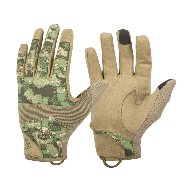 Рукавички тактичні Helikon-Tex Range Tactical Gloves - PenCott WildWood / Coyote A, розмір M 