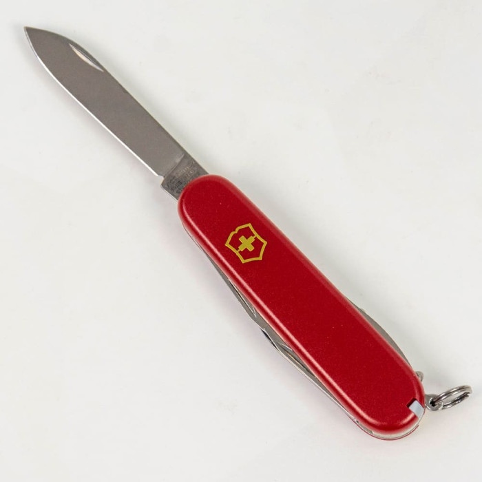 Складаний ніж Victorinox SPARTAN MAT червоний матовий лак з жовт.лого 