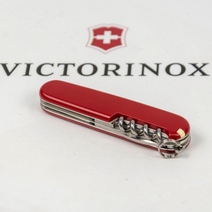 Складаний ніж Victorinox SPARTAN MAT червоний матовий лак з жовт.лого 