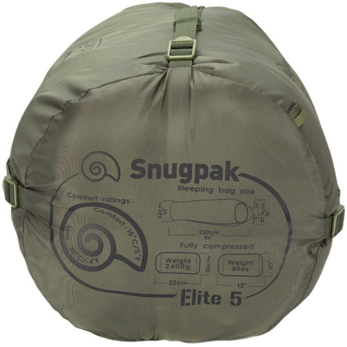 Спальний мішок Snugpak Softie Elite 5 (comf.- 15°C/ extr. -20°C), olive 