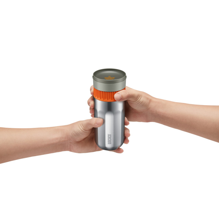 Портативна кавоварка-термокухоль Wacaco Pipamoka, механічна, для меленої кави 