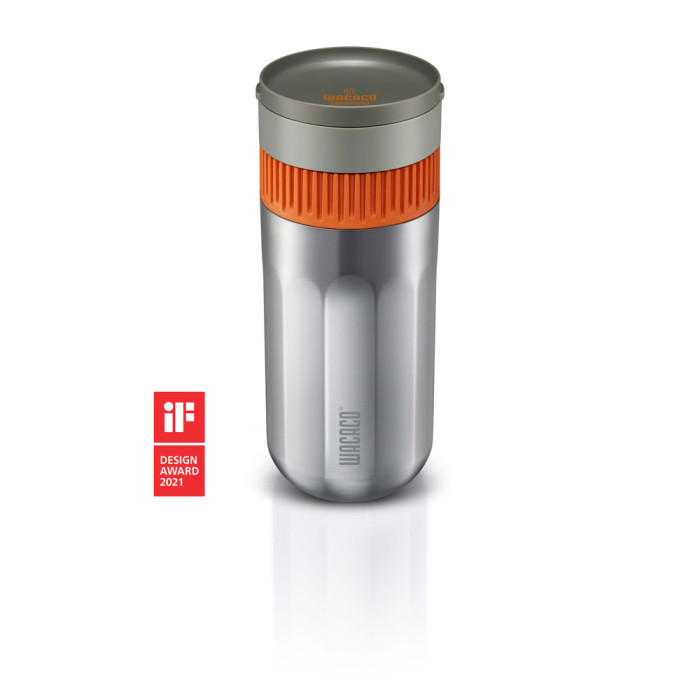 Портативна кавоварка-термокухоль Wacaco Pipamoka, механічна, для меленої кави 