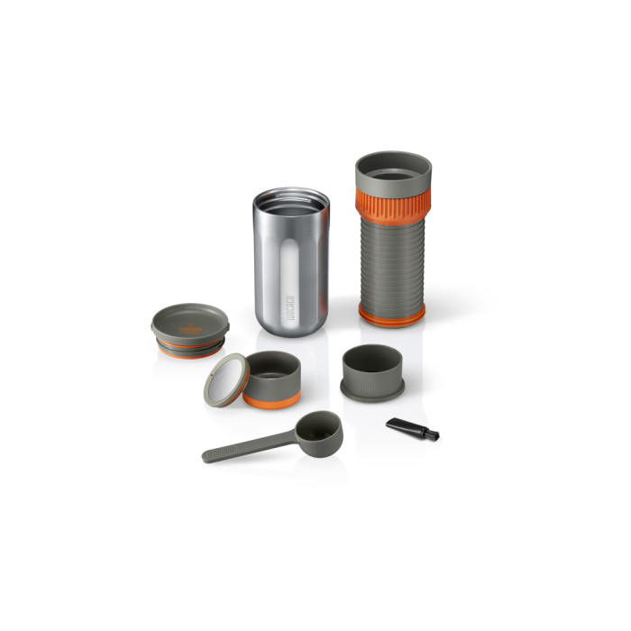 Портативна кавоварка-термокухоль Wacaco Pipamoka, механічна, для меленої кави 