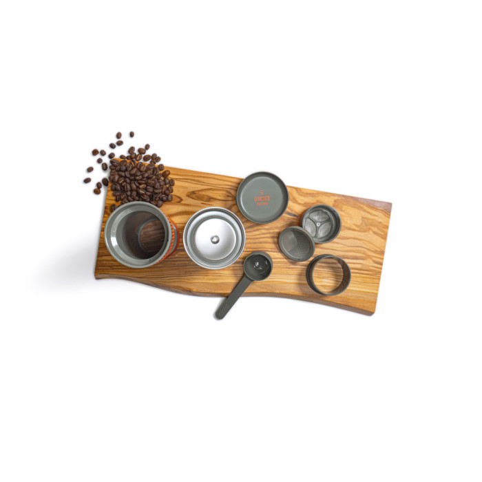 Портативна кавоварка-термокухоль Wacaco Pipamoka, механічна, для меленої кави 