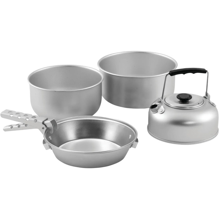 Набір туристичного посуду Easy Camp Adventure Cook Set L Silver (580039)
