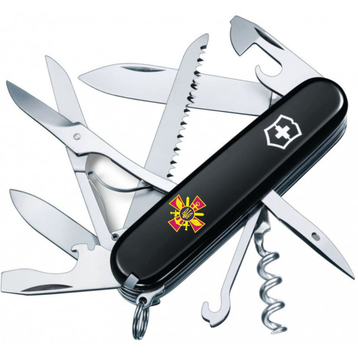 Складаний ніж Victorinox HUNTSMAN ARMY Емблема ГШ ЗСУ 1.3713.3_W0050u 