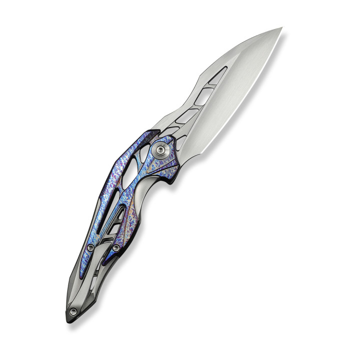 Ніж складаний туристичний Weknife Arrakis (8.8 см) Vanax / Titanium сірий