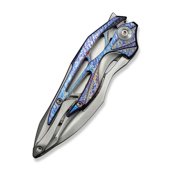 Ніж складаний туристичний Weknife Arrakis (8.8 см) Vanax / Titanium сірий